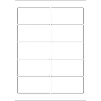 Speciální papír Etikety PRINT 96x50,8 mm bílé lesklé pro inkoustový tisk (50xA4)