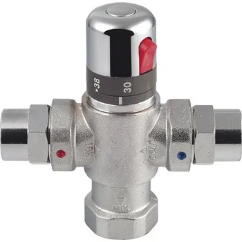 Sapho Termostatický regulátor teploty vody, 1", pro 4 až 8 odběrných míst, chrom