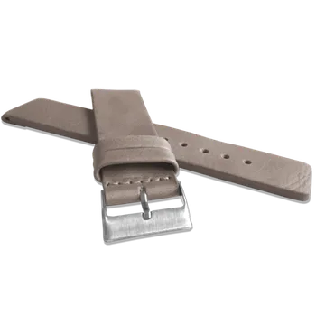 Řemínek na hodinky Béžový kožený řemínek LAVVU Plain Top Grain LSCUF Šířka řemínku: 18mm