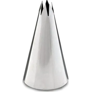 Cukrářská zdobící špička řezaná pr. 6 mm - 6 cípů - Kovovýroba Jeníkov