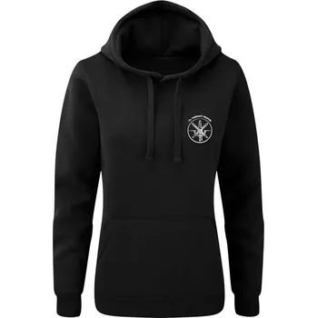 Dámská mikina Dámská mikina s kapucí 73. tankový prapor Simple - černá