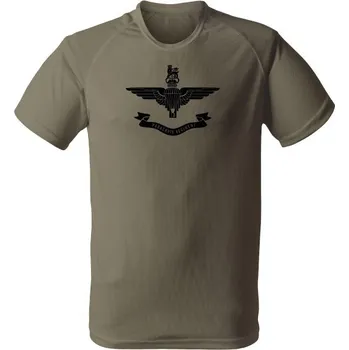 Funkční tričko Parachute Regiment - olivová