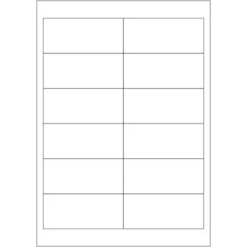 Speciální papír Etikety PRINT 97x42,4 mm barevné pastelové (100xA4)