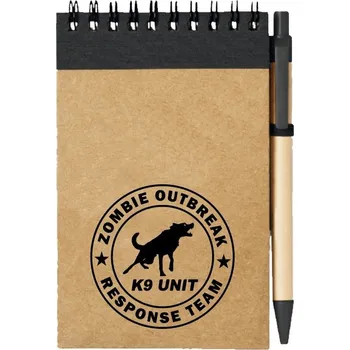 Sešit Poznámkový blok Zombie Outbreak Response Team K9 Unit