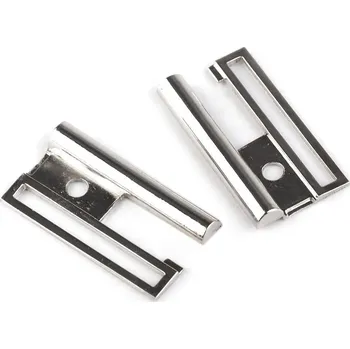 Galanterie Kovová spona na kabáty, bundy, průvlek 50 mm