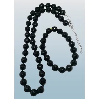 Šperk Onyxová sada šperků, 10 mm s chir. ocelí