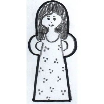 Panenka Vykrajovátko - Panenka - nevěsta -
