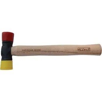Kladivo 4CZech palička s měkkými konci 350g, dřevěná rukojeť, 4CZ-55-350