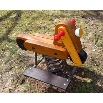 Dětská houpačka PRUŽINOVÁ HOUPAČKA masiv Motorka