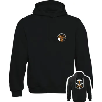 Pánská mikina Mikina s kapucí CAF 601st Special Forces Group - černá