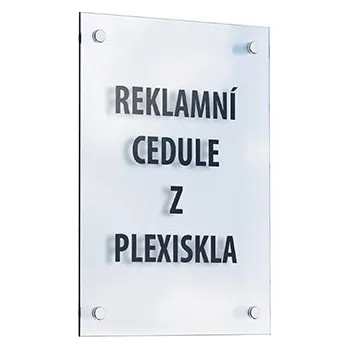 Kancelářský nábytek Plotbase, s.r.o. – Reklamní cedule z plexiskla