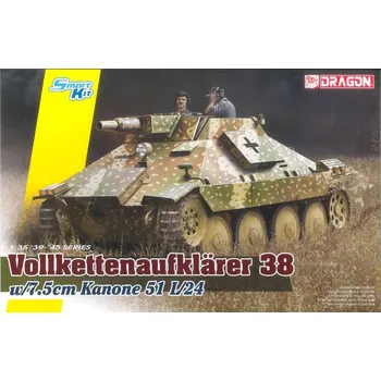 Plastikový model Model Kit tank 6815 - Vollkettenaufklaerer 38 w/7.5cm Kanone 51 L/24 (1:35)