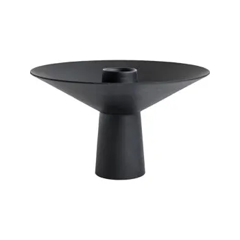 Svícen Kovový svícen Uma Candlestick Black