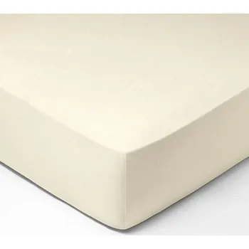 Prostěradlo Prostěradlo, Jersey, krémová