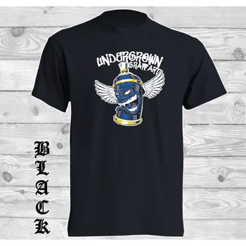 Chlapecké tričko detske-levne-bavlnene-tricko-potisk-sprej-graffiti Barva: Black -černá, velikost: 164