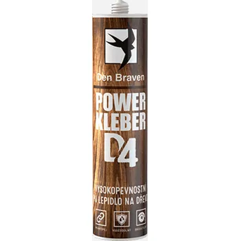 Průmyslové lepidlo Den Braven POWER KLEBER (PU lepidlo D4) 300ml
