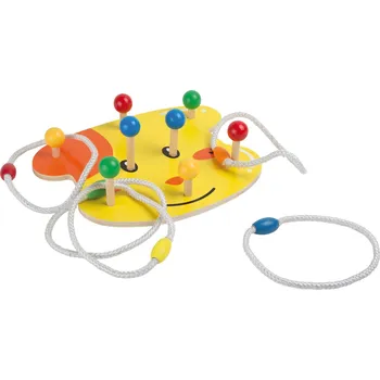 Dřevěná hračka Small Foot Házení kruhů pejsek