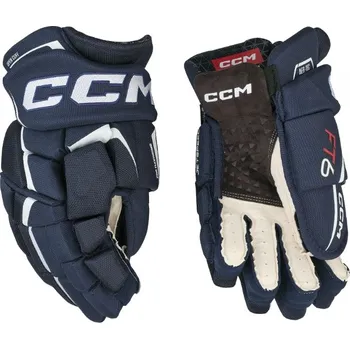 Chránič rukou Rukavice CCM Jetspeed FT6 SR, tmavě modrá-bílá, Senior, 13" CCM