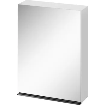 Nábytek Skříňka Cersanit Virgo 60 zrcadlová bílá černá úchytka, S522-014