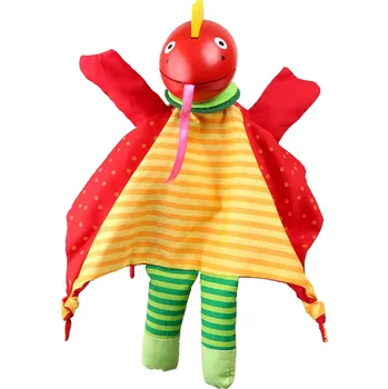 Dřevěná hračka Small Foot Dřevěná loutka maňásek drak