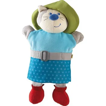 loutka Haba Maňásek / loutka na ruku kocour v botách