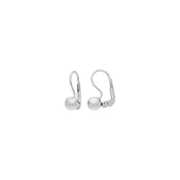 Náušnice Náušnice bílé zlato Koule malé lesklé