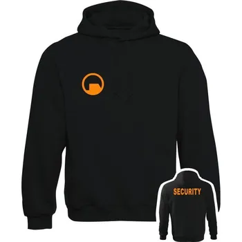 Pánská mikina Mikina s kapucí Black Mesa SECURITY Force - černá