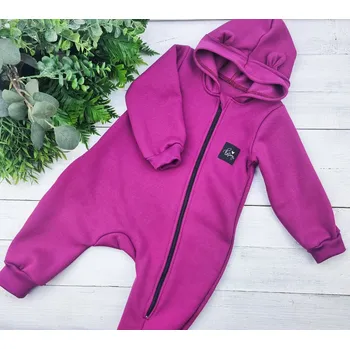 Dětský overall Kulišárny Overal široký WARM FUCHSIA VELIKOST: 74