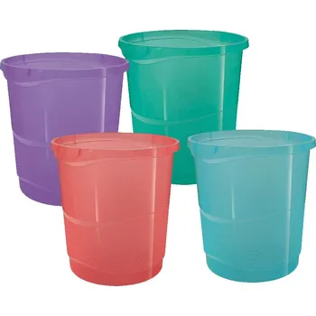 Odpadkový koš odpadkový koš Esselte Colour´Ice, 14l - levandulová