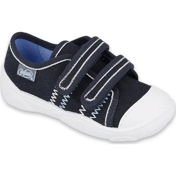 Chlapecké tenisky Tenisky plátěnky kecky Befado 907P118 modré, suchý zip velikost: 24