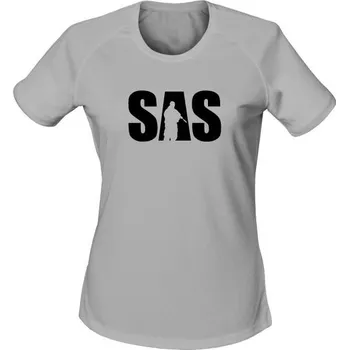 Dámské tričko Funkční dámské tričko SAS Rifleman - světle šedá