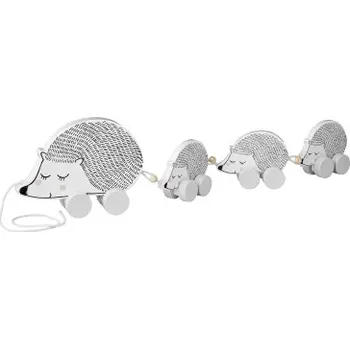 Dřevěná hračka Tahací ježci pro děti