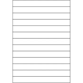 Speciální papír Etikety PRINT 200x22 mm barevné pastelové (100xA4)