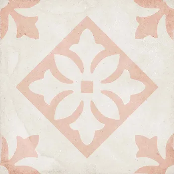 Dlažba EQUIPE Dlažba Art Nouveau PÀDUA PINK | 200x200 | mat 24407 EQ-5 828-12854