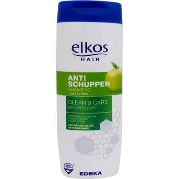 Šampon Elkos Clean + Care Shampoo na vlasy proti lupům s vůní jablka 300 ml