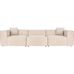 Hanah Home Třímístná pohovka LORA krémová 303 cm