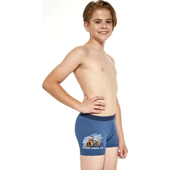 Chlapecké spodní prádlo Chlapecké boxerky Cornette 700/116 Modrá 98/104