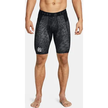 Bojový sport Pánské kompresní kraťasy Under Armour UA Curry HG Prtd Shorts-BLK - černé Velikost: XL