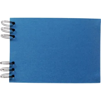 Fotoalbum Scrap delux Album Delux tmavě modrá A6 ležící bílé listy