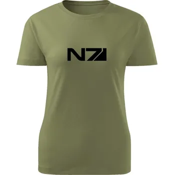 Dámské tričko Dámské tričko N7 - olivová
