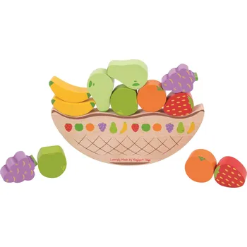 Dřevěná hračka Bigjigs Toys Balanční hra Ovoce