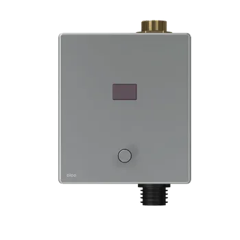 Automatický splachovač WC s manuálním ovládáním, kov, 6 V (napájení z baterie)