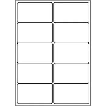 Samolepící etiketa Etikety PRINT 99x57 mm bílé (balení 100xA4)