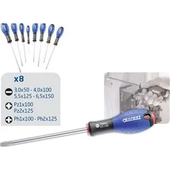 Šroubovák Tona Expert E160907 8dílná sada šroubováků plochý/Ph/Pz