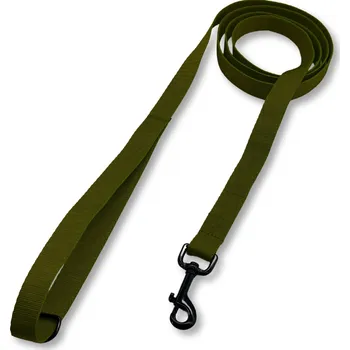 Vodítko pro psa Klasické vodítko PafDog® s poutkem na ruku, 6 délek, khaki zelená DÉLKA VODÍTKA: 1.5 metru