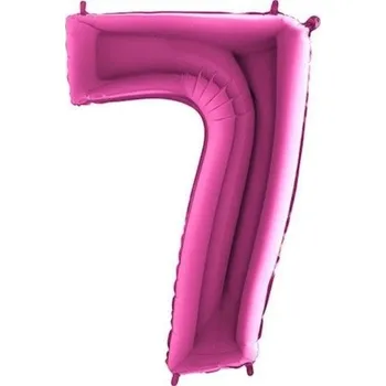 Balónek Balón foliový číslice růžová - Pink 115 cm - 7 - FLEXMETAL