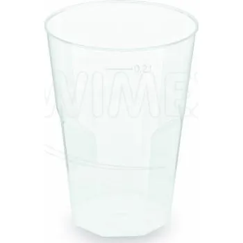 Jednorázové nádobí Kelímek vratný na koktejl 0,2 l (PP) [25 ks]