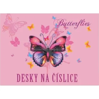 desky na sešit Desky na číslice Motýl 1-16321