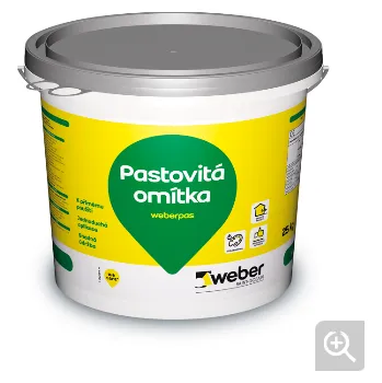 Omítka WEBERpas silikonová omítka zrnitá 1,0 mm