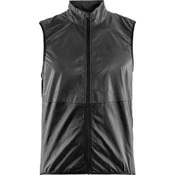 Cyklistická bunda Vesta na kolo CRAFT Glow pánská černá Velikost: M